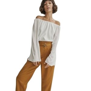 Elizabeth and James Paperbag High Waist Pants sz 8P Petite NEW